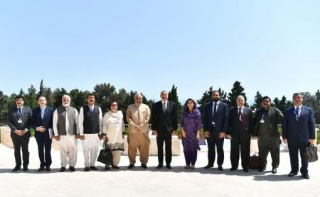 Prezident Pakistan Milli Assambleyasının nümayəndə heyətini qəbul edib - YENİLƏNİB + FOTO